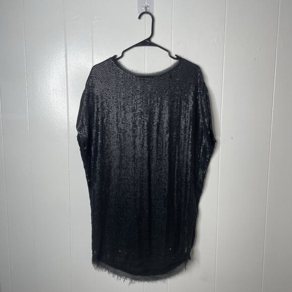 Haute Hippie Womens Cocktail Dress Silk All Over Sequin Size M Sheath Flapper - Picture 1 of 13